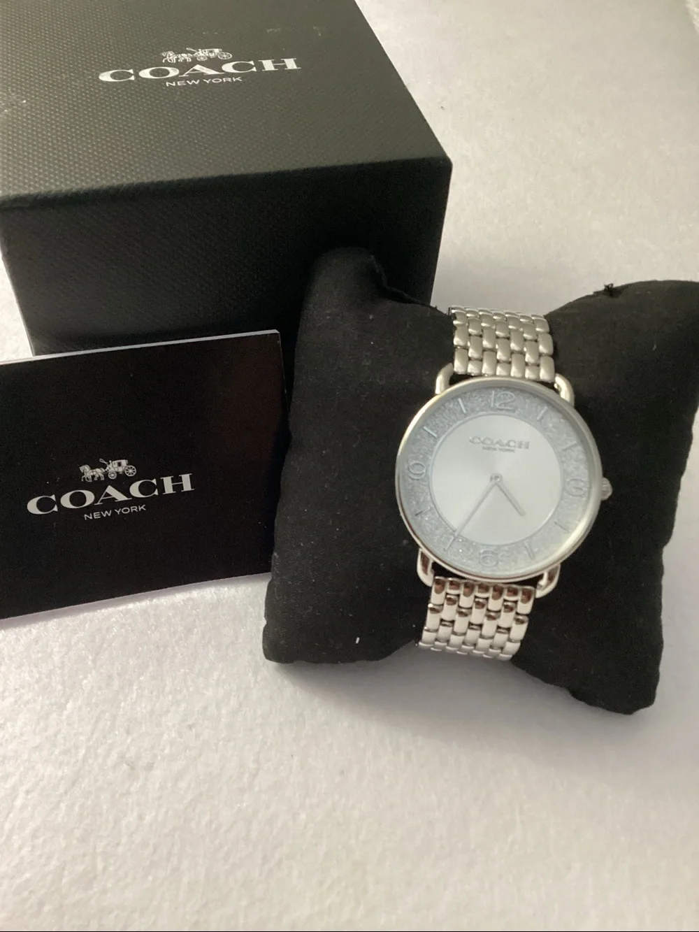 Coach Women's Silver Elliot Stainless Steel Watch 36mm